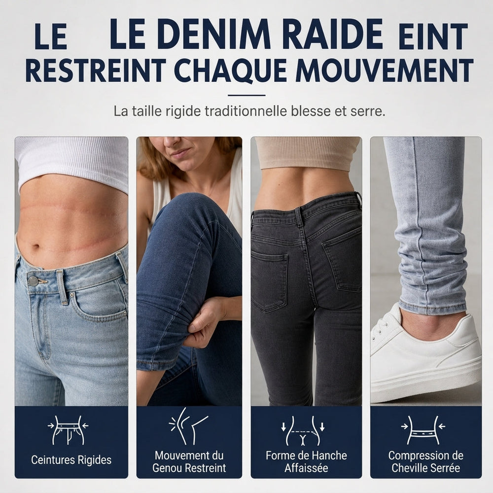 ⏳Liquidation totale!Pantalon crayon taille haute et ajusté pour femmes