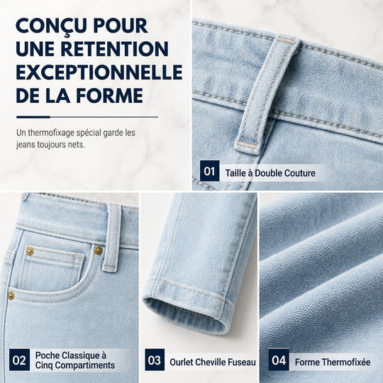 ⏳Liquidation totale!Pantalon crayon taille haute et ajusté pour femmes