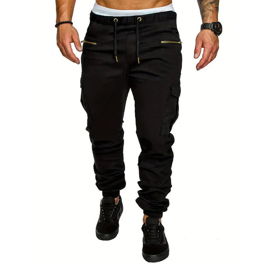 Pantalon cargo décontracté et ajusté pour homme