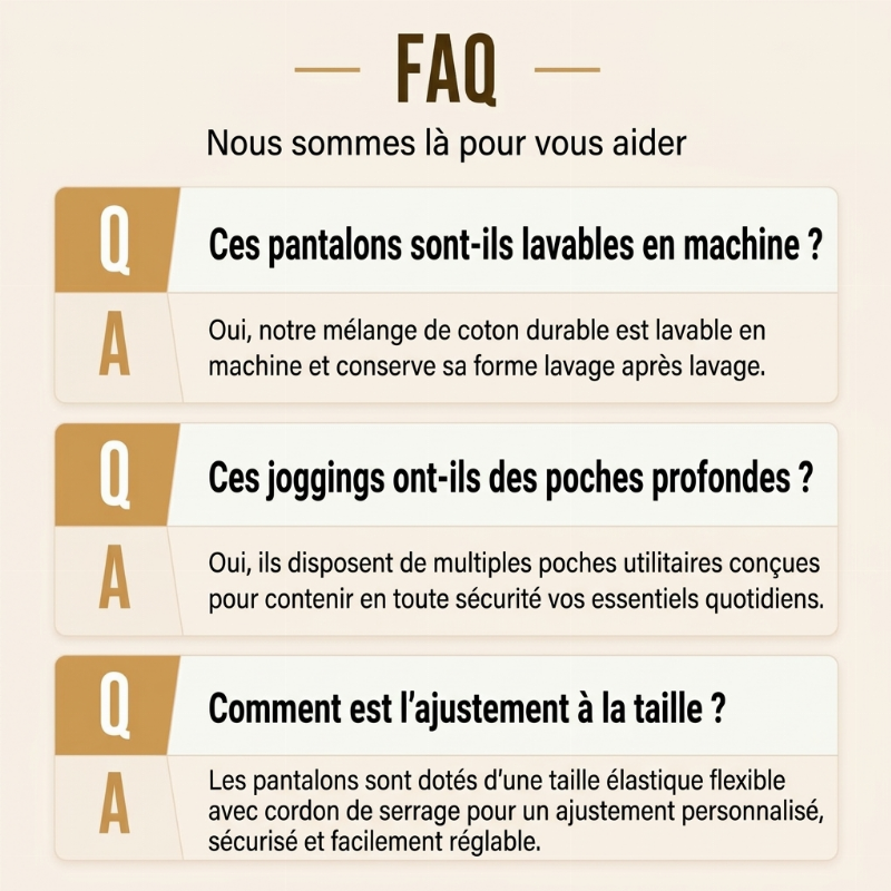 Pantalon cargo décontracté et ajusté pour homme