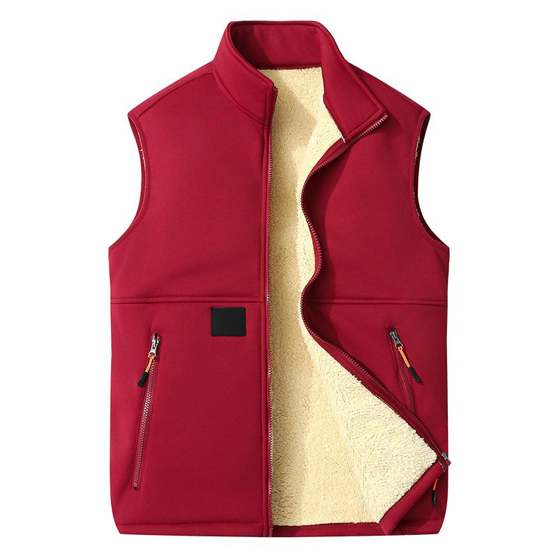 Gilet thermique d'hiver à col montant pour femme