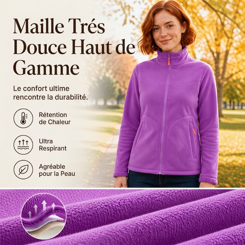 ⏳Liquidation totale⏳Veste thermique d'hiver douce pour femme