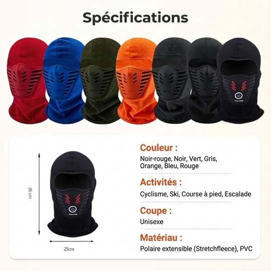 💥 Soldes de fin d'année - 50% de réduction 💞 Masque intégral coupe-vent pour utilisation hivernale, unisexe