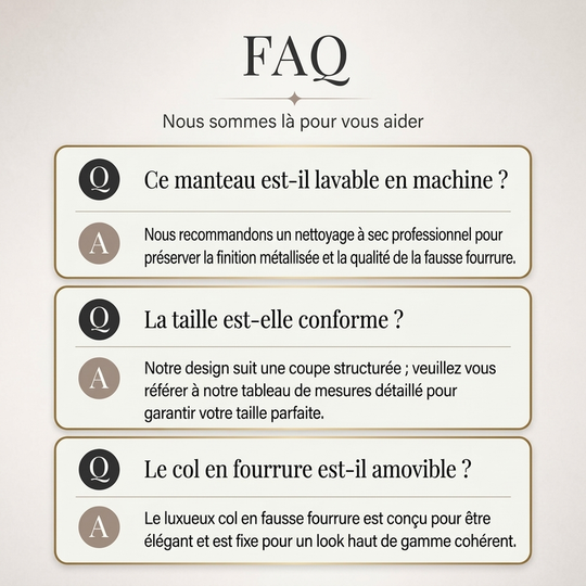 Veste matelassée femme avec col en fausse fourrure