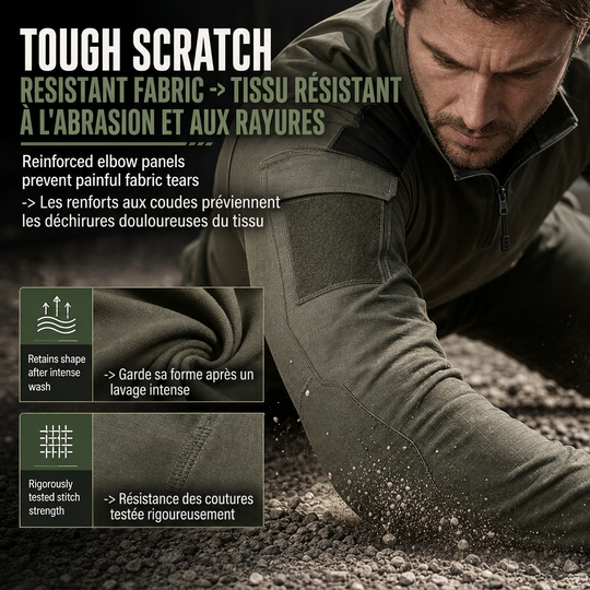 Veste tactique à manches longues pour homme