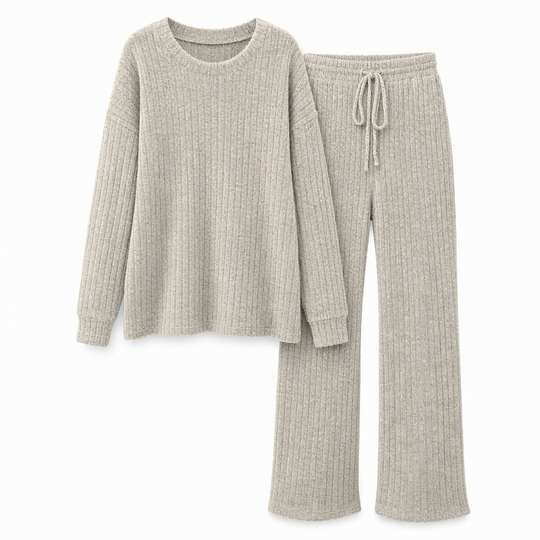 Ensemble de détente en maille décontracté pour femme