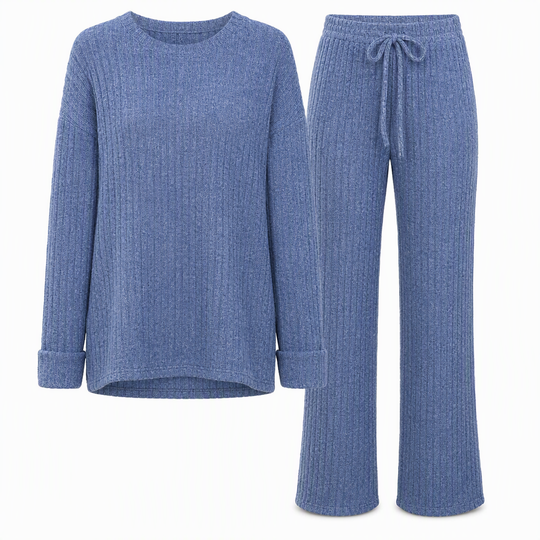 Ensemble de détente en maille décontracté pour femme