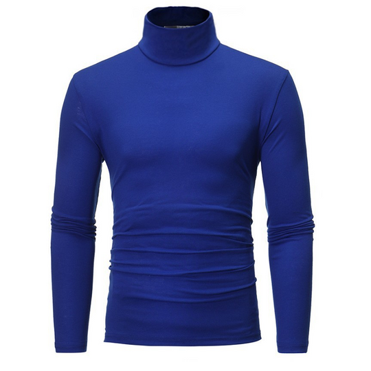 Haut col roulé factice ajusté pour homme
