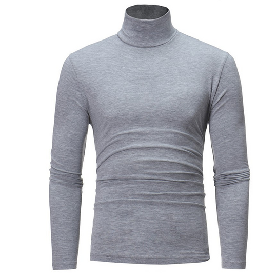 Haut col roulé factice ajusté pour homme