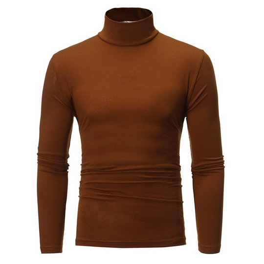 Haut col roulé factice ajusté pour homme