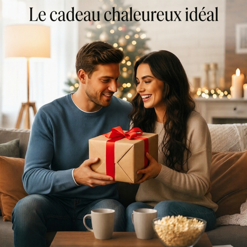 Ensemble chaud d'hiver : écharpe et bonnet en peluche épaisse
