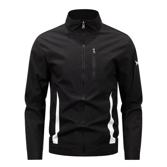 📢📢50 % DE RÉDUCTION !! ⏰Veste décontractée à col montant et fermeture éclair pour homme