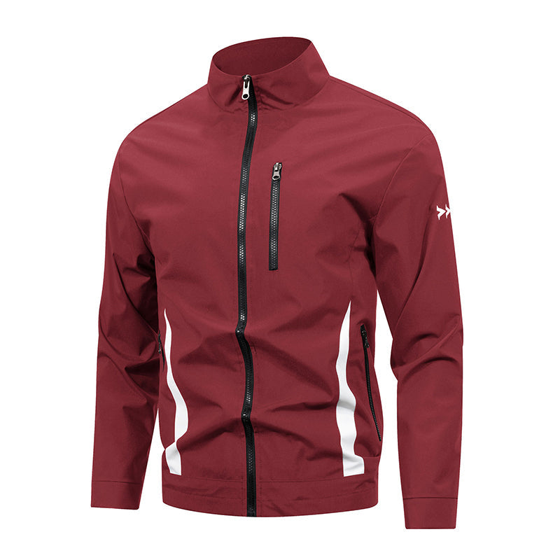 📢📢50 % DE RÉDUCTION !! ⏰Veste décontractée à col montant et fermeture éclair pour homme