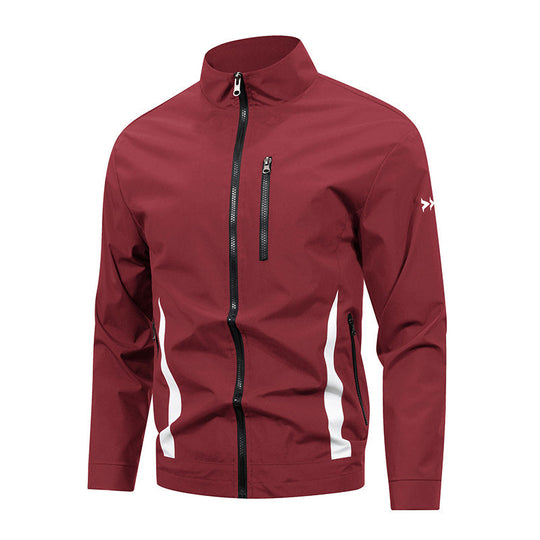 📢📢50 % DE RÉDUCTION !! ⏰Veste décontractée à col montant et fermeture éclair pour homme