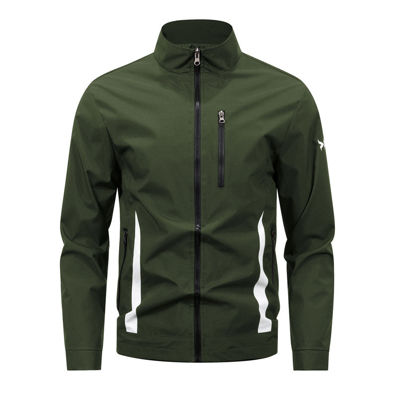 📢📢50 % DE RÉDUCTION !! ⏰Veste décontractée à col montant et fermeture éclair pour homme