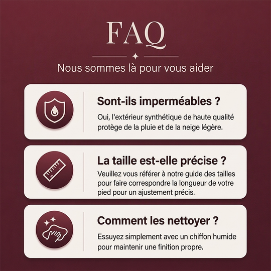 Bottes d'hiver chaudes et antidérapantes pour femmes