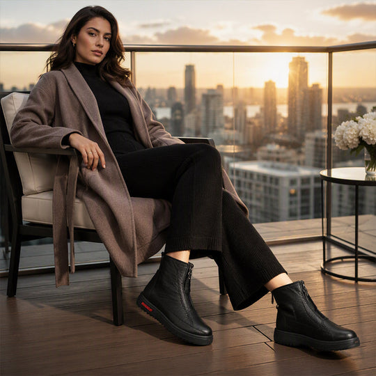 Bottes d'hiver chaudes et antidérapantes pour femmes
