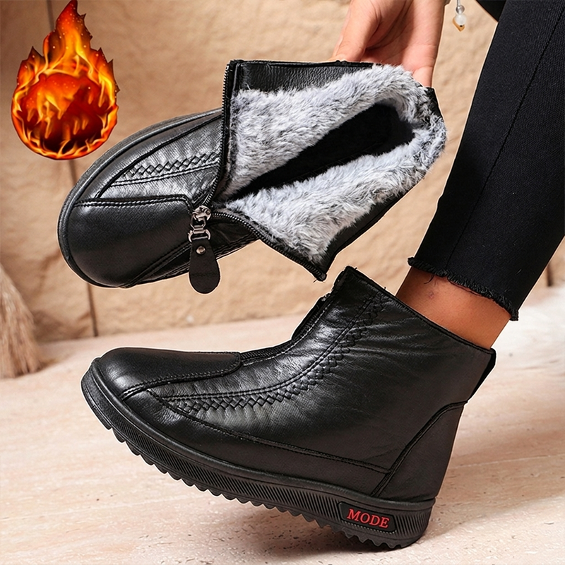 Bottes d'hiver chaudes et antidérapantes pour femmes