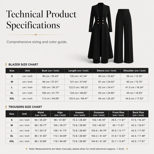 📢📢50 % DE RÉDUCTION !! ⏰Ensemble élégant d'automne pour femme, composé de deux pièces : un manteau rétro à manches longues et un pantalon sobre