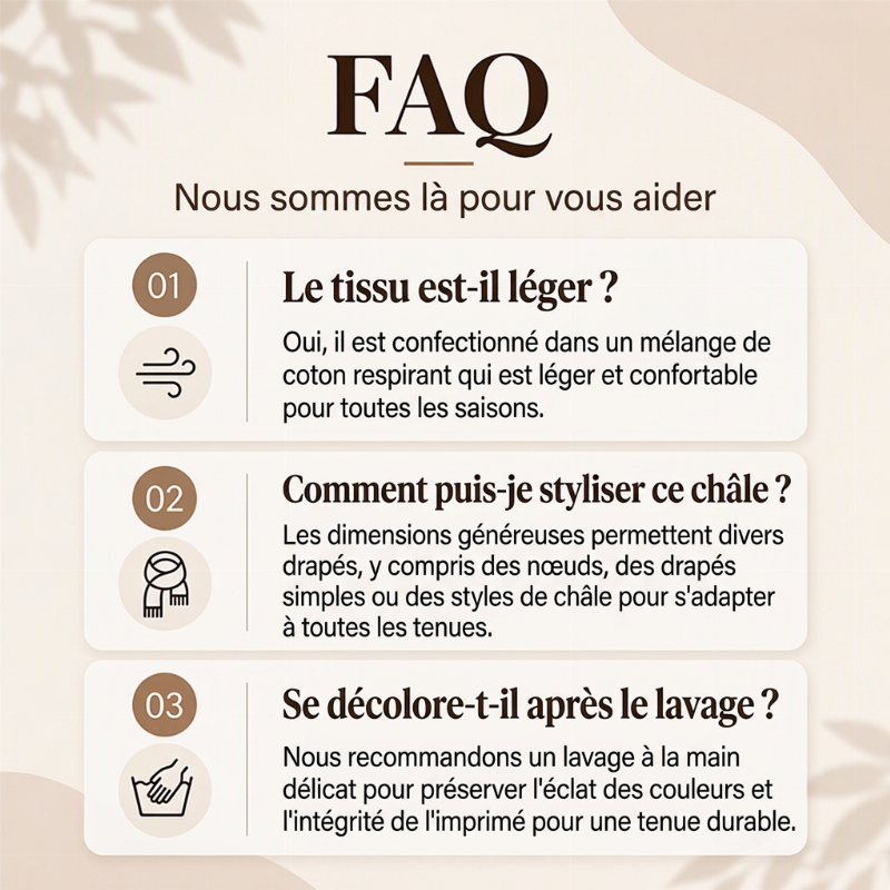 🔥 40% de réduction 🔥Foulard châle imprimé léopard polyvalent et léger