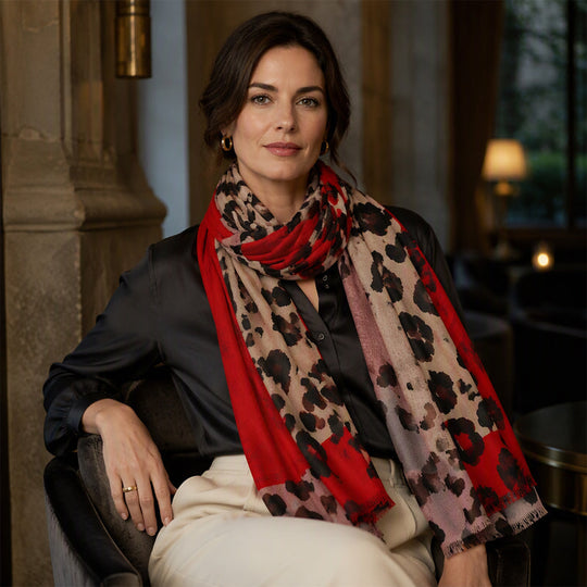 🔥 40% de réduction 🔥Foulard châle imprimé léopard polyvalent et léger