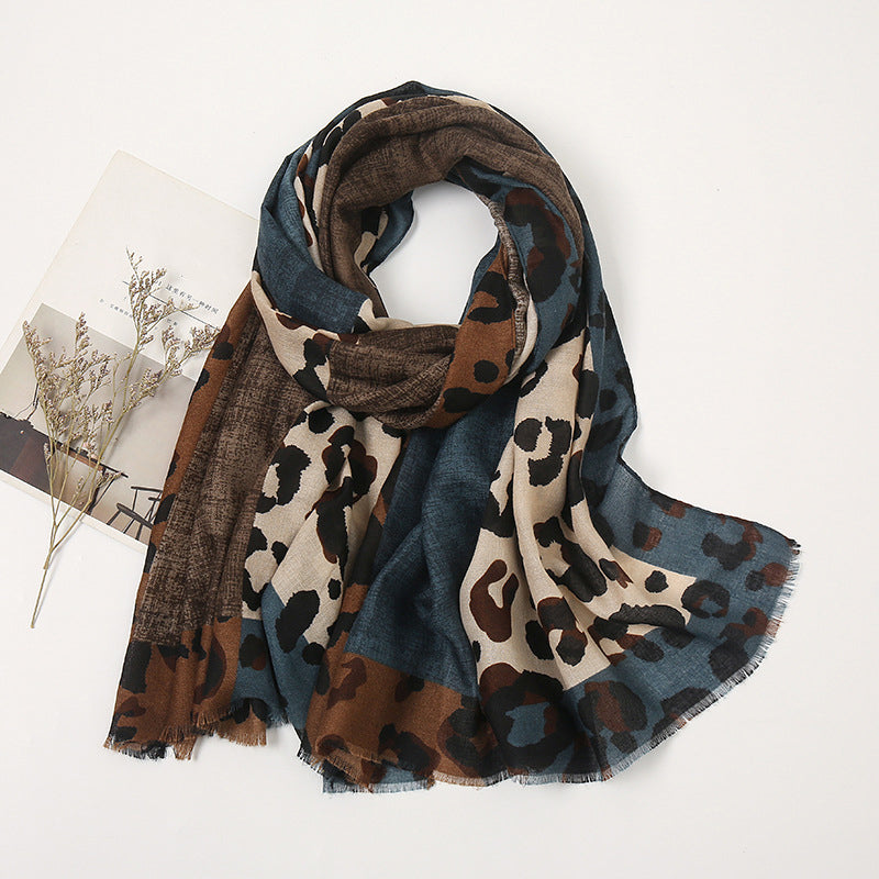 🔥 40% de réduction 🔥Foulard châle imprimé léopard polyvalent et léger