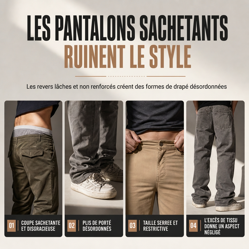Pantalon Jogger Cargo Unisexe Couleur Unie Décontracté