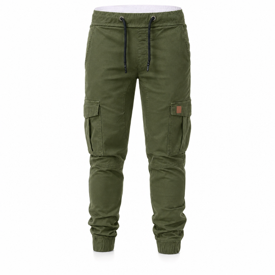 Pantalon Jogger Cargo Unisexe Couleur Unie Décontracté