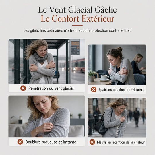 🔥 50% de réduction 🔥Pull à capuche mi-long en maille pour femme, doublure en coton