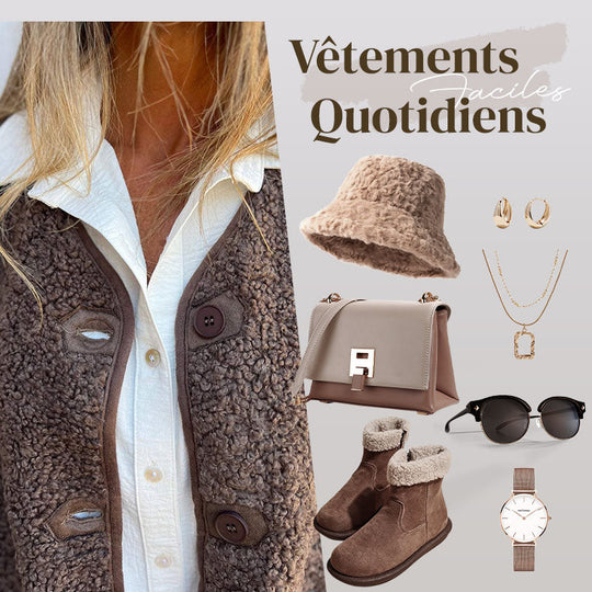 🔥 50% de réduction 🔥Gilet Court Chaud à Boutons pour Femme en Automne