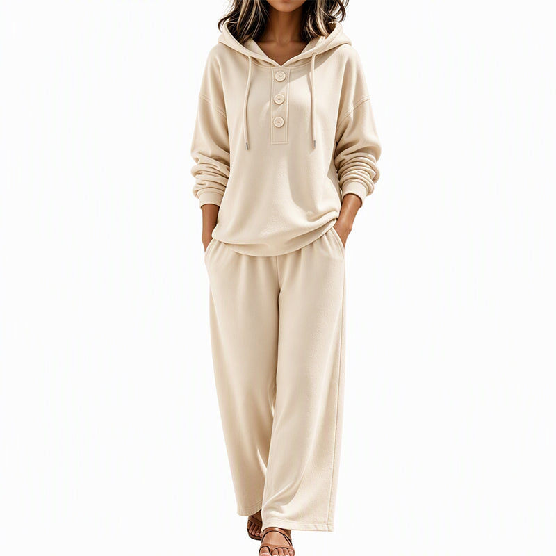 👜 -50 % sur toute la mode femme ! ✨Ensemble décontracté femme : sweat à capuche et pantalon de salon
