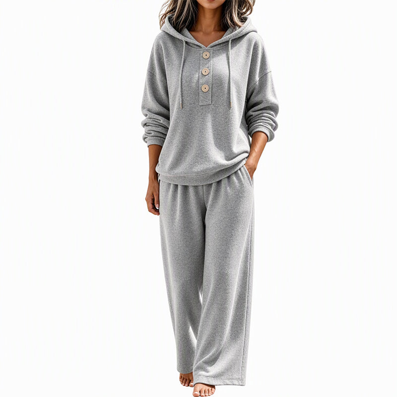 👜 -50 % sur toute la mode femme ! ✨Ensemble décontracté femme : sweat à capuche et pantalon de salon