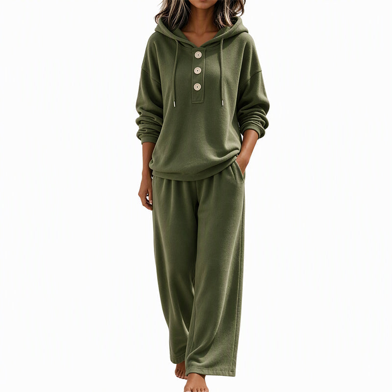 👜 -50 % sur toute la mode femme ! ✨Ensemble décontracté femme : sweat à capuche et pantalon de salon
