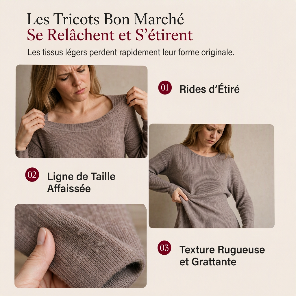 Robe longue moulue à manches longues, col rond, en maille côtelée pour femme