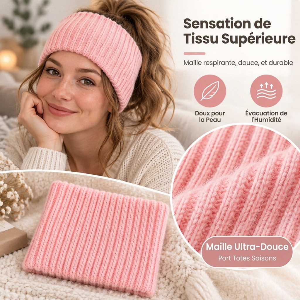 👜 -40 % sur toute la mode femme ! ✨Bandeau de sport large en maille côtelée