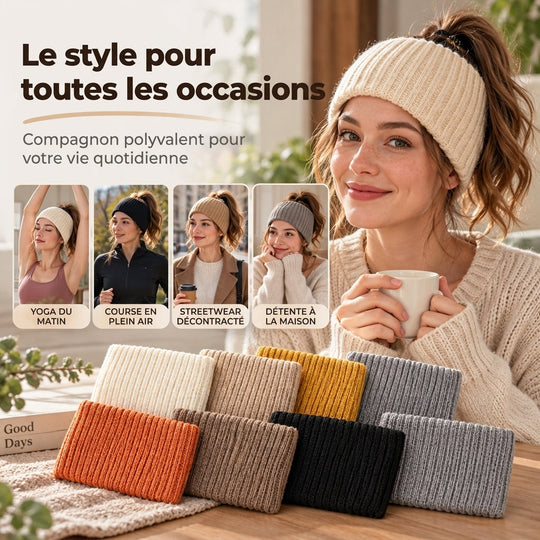👜 -40 % sur toute la mode femme ! ✨Bandeau de sport large en maille côtelée