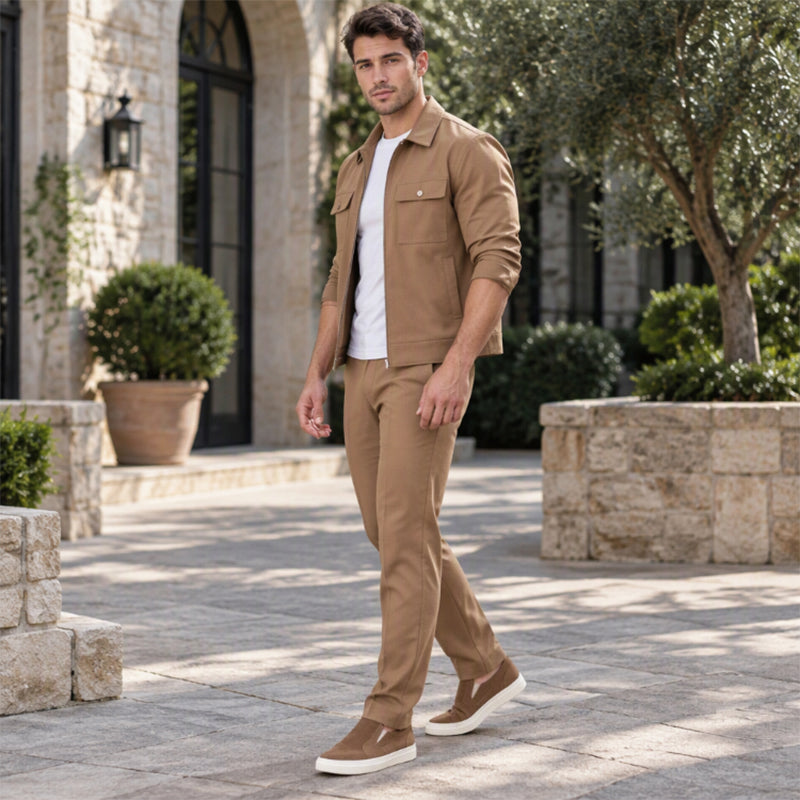 Ensemble veste et pantalon décontractés et stylés pour hommes