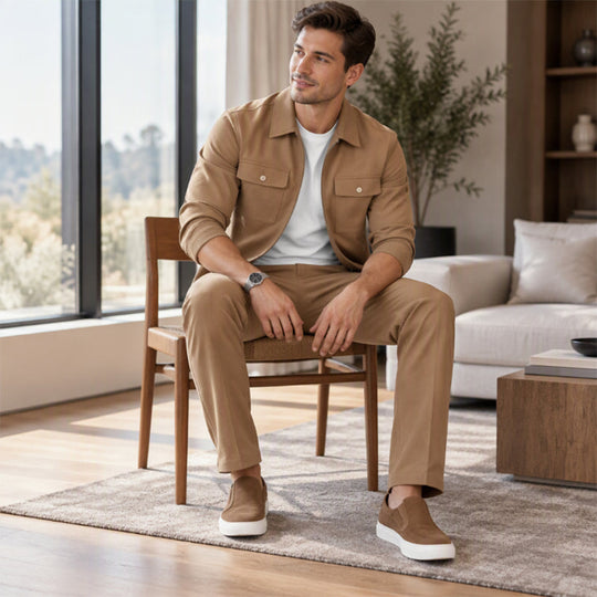 Ensemble veste et pantalon décontractés et stylés pour hommes