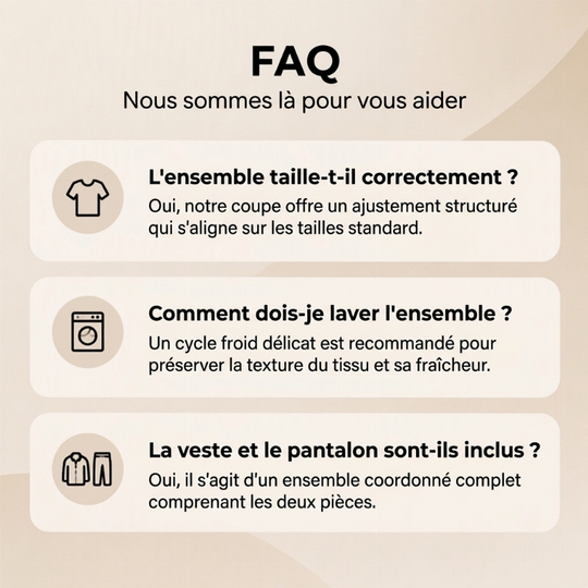 Ensemble veste et pantalon décontractés et stylés pour hommes