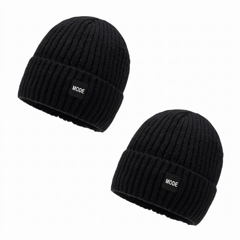 Bonnet chaud en maille slouchy pour homme