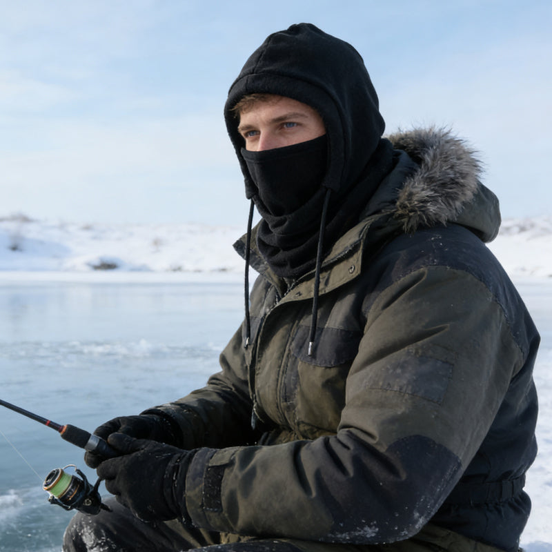 Masque facial et cagoule thermiques d'hiver tout-en-un