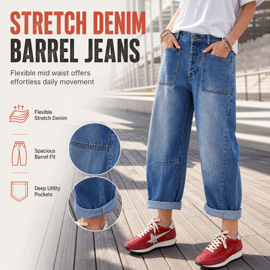 Jeans extensibles pour femmes grandes tailles, taille mi-haute, pantalons en jean à jambe barrée courte avec ourlet retroussé et poches plaquées cousues