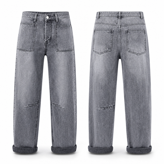 Jeans extensibles pour femmes grandes tailles, taille mi-haute, pantalons en jean à jambe barrée courte avec ourlet retroussé et poches plaquées cousues