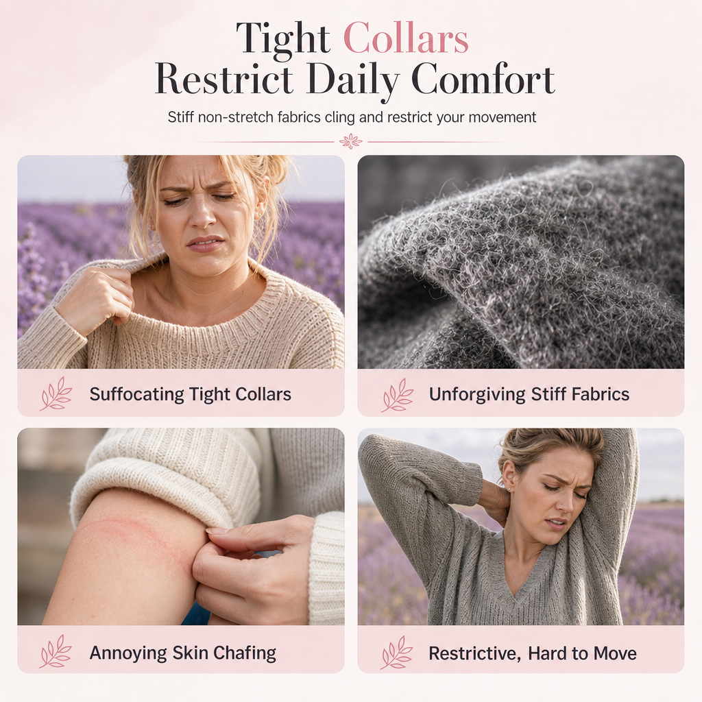 T-shirt col V à manches longues en maille côtelée brossée pour femme grande taille, coupe ample, pull unicolore