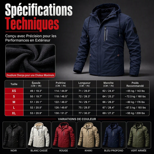 Manteau d'automne-printemps ample à doublure pelucheuse rétro américaine pour homme