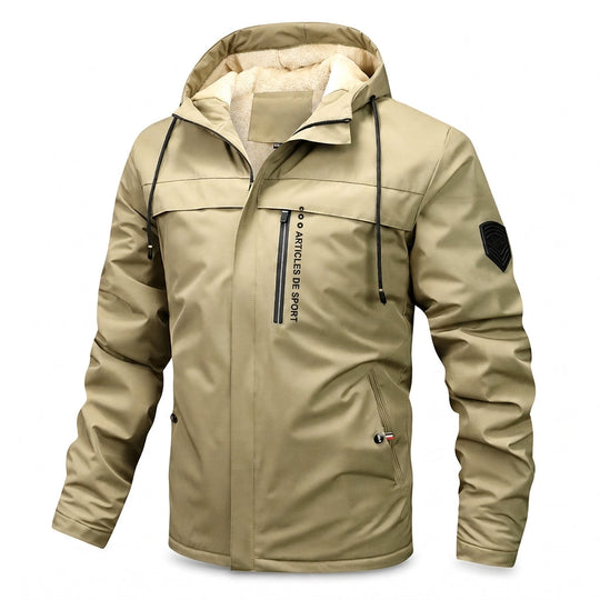 Manteau d'automne-printemps ample à doublure pelucheuse rétro américaine pour homme