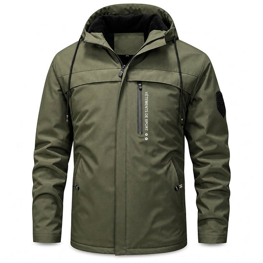 Manteau d'automne-printemps ample à doublure pelucheuse rétro américaine pour homme