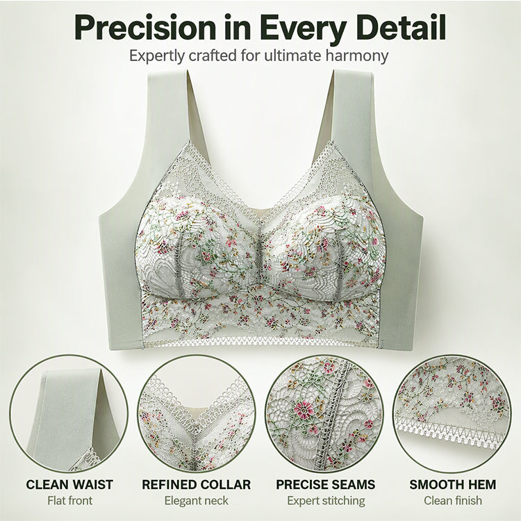 🌸Hot Sale 40% OFF🎀Women's Seamless Floral Lace Support Bra