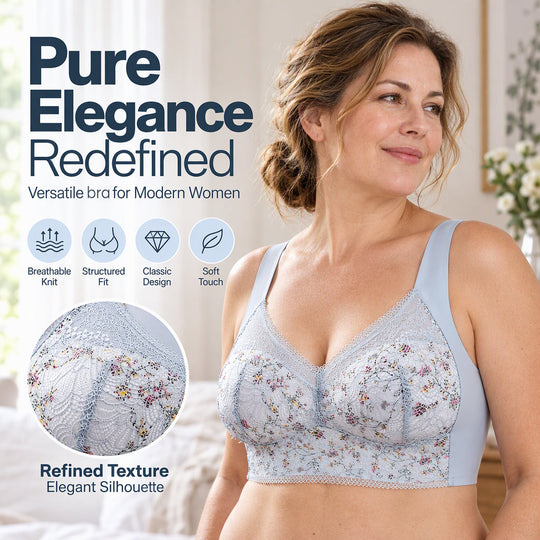 🌸Hot Sale 40% OFF🎀Women's Seamless Floral Lace Support Bra