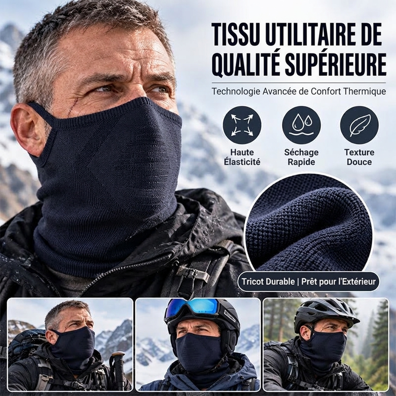 🔥Achetez 1, Obtenez 1 Offert 🔥Cou-Cagoule Coupe-Vent avec Boucle pour Oreilles